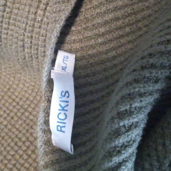 Olive green knitted Ricki's sweater - Picture 3 of 3